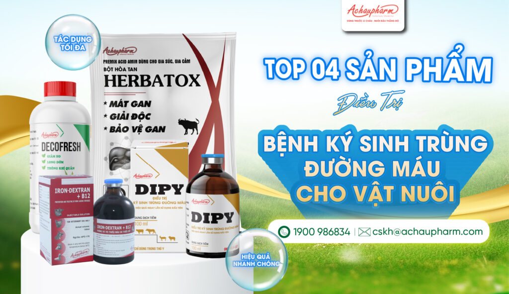 thuốc thú y trị ký sinh trùng đường máu