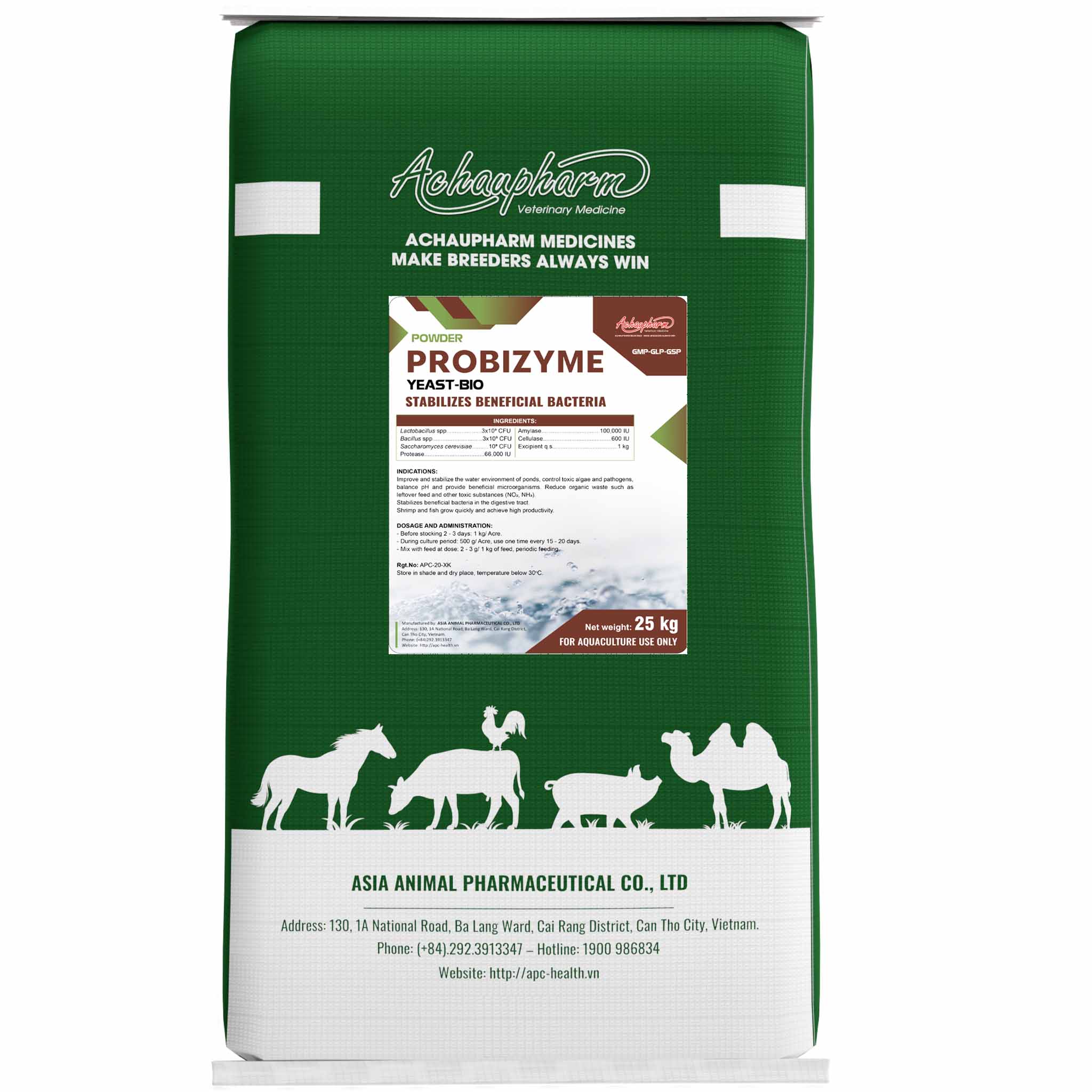 PROBIZYME - 25KG mockup PROBIZYME 25KG mockup