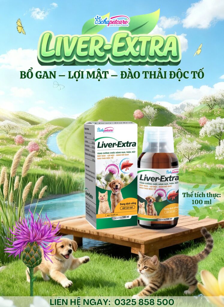 Giải Độc Gan Cho Chó Mèo: 3 Bí Mật Kế Sữa & Cơ Chế Phục Hồi giải độc gan cho chó mèo