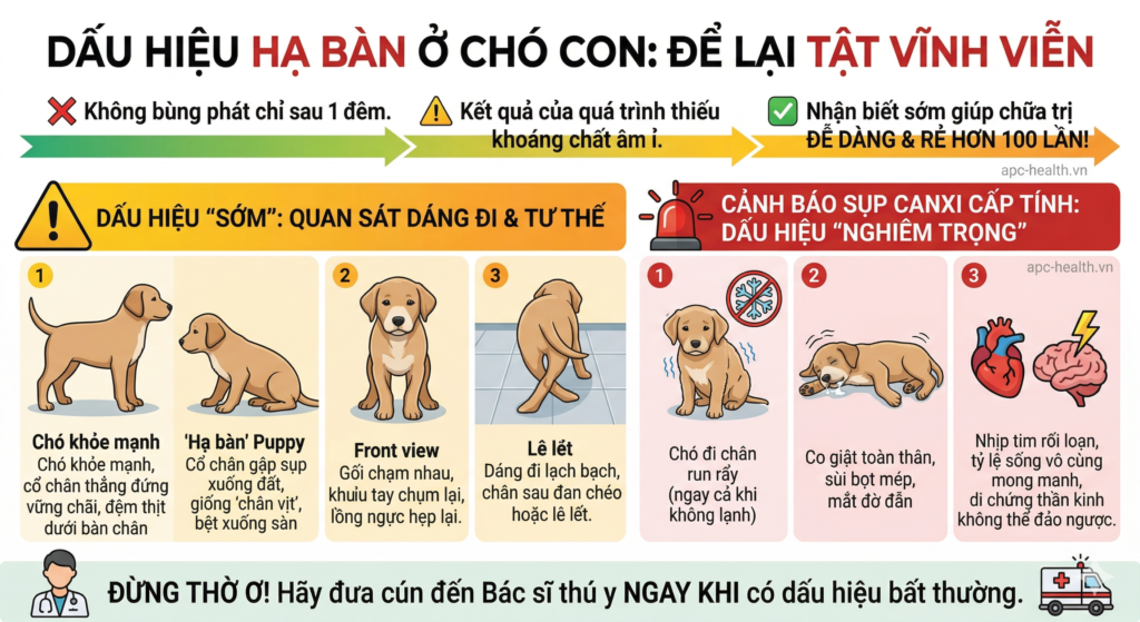 Cách Chữa Chó Con Bị Hạ Bàn, Yếu Chân: Cấp Cứu Khung Xương Sau 2 Tuần dau hieu nhan biet ha ban yeu o cho con