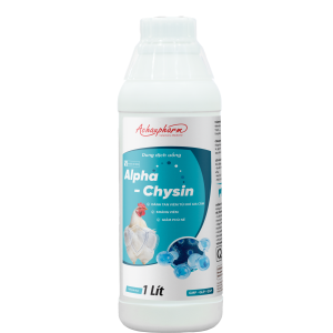 ALPHA-CHYSIN 1L - Kháng viêm, giảm phù nề, đánh tan viêm túi khí gia cầm