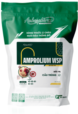 AMPROLIUM WSP – Điều trị viêm dạ dày – Ruột, bệnh lỵ điều trị cầu trùng điều trị viêm phổi, tiêu chảy, tụ huyết