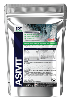ASIVIT – Bổ sung vitamin và khoáng chất tổng hợp, tăng sức đề kháng, hỗ trợ tăng trưởng và giảm stress cho tôm cá