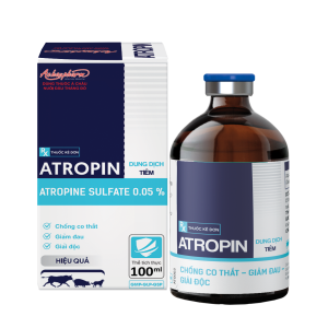 ATROPIN 100ML - Chống co thắt, giảm đau, giải độc