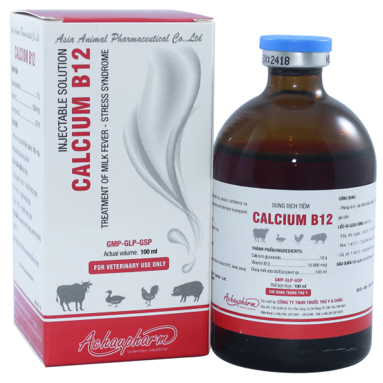 CALCIUM B12 - Phòng và trị bệnh thiếu Calcium, thiếu máu