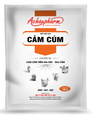 CẢM CÚM 100 G – Chuyên trị cảm cúm trên gia súc, gia cầm