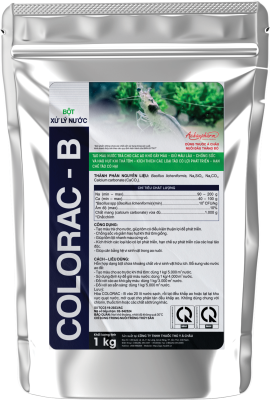 COLORAC – B – Tạo màu trà cho nước, giúp tôm lột nhanh mau cứng vỏ