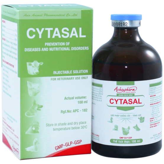 CYTASAL 100ML - Phòng và điều trị bệnh thiếu calcium và vitamin