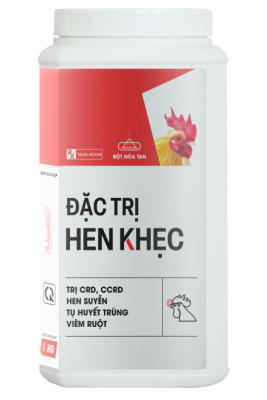 ĐẶC TRỊ HEN KHẸC – Trị CRD, CCRD, hen suyễn, tụ huyết trùng, viêm ruột, viêm phổi
