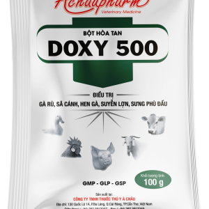 DOXY 500 - Điều trị viêm teo mũi, hen gà, suyễn lợn sưng phù đầu