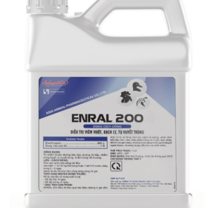 ENRAL 200 1L - Điều trị viêm ruột, bạch lỵ, tụ huyết trùng trên gia cầm