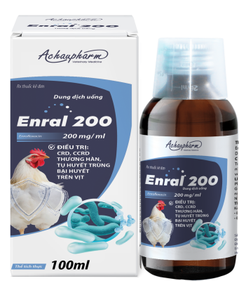 ENRAL 200 100ML – Điều trị viêm ruột – bạch lỵ, tụ huyết trùng