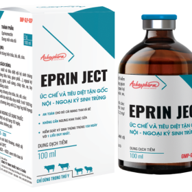 EPRIN JECT 100ML – Thuốc tiêm đặc trị nội, ngoại ký sinh trùng như giun, sán, ve, rận, ghẻ hiệu quả cho gia súc