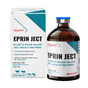 EPRIN JECT 100ML - Ức chế và tiêu diệt tận gốc nội – ngoại ký sinh trùng