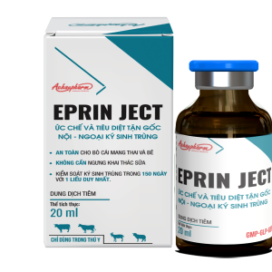 EPRIN JECT 20ML - Ức chế và tiêu diệt tận gốc nội – ngoại ký sinh trùng