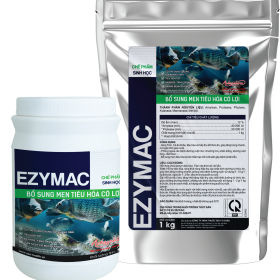 EZYMAC – Cung cấp enzyme tiêu hóa giúp tôm cá ăn khỏe, tiêu hóa và hấp thụ tốt thức ăn, tăng trọng nhanh, giảm