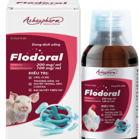 FLODORAL 1L – Điều trị thương hàn, tụ huyết trùng, CRD trên gia cầm và heo