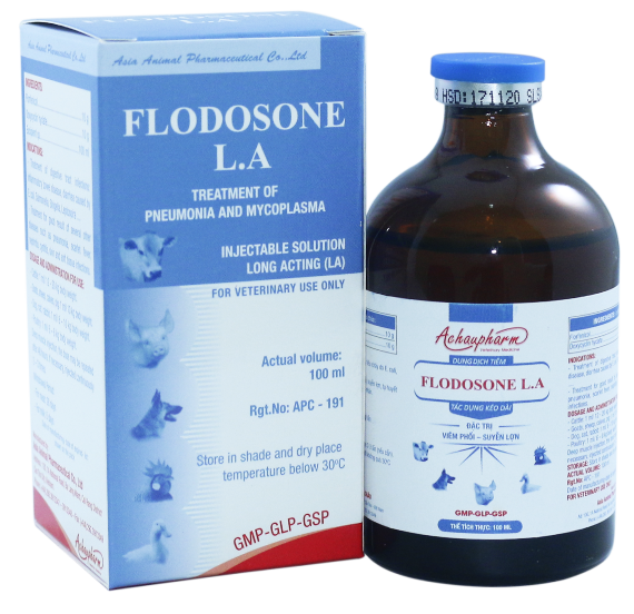 FLODOSONE L.A 20ML - ĐIỀU TRỊ VIÊM PHỔI, HEN SUYỄN ĐIỀU TRỊ HIỆU QUẢ - Ho, Suyễn Kéo Dài - Viêm Phổi, Tụ Huyết