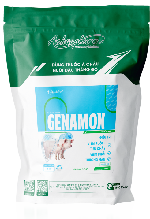 GENAMOX - Điều trị E.coli, thương hàn trên gia cầm