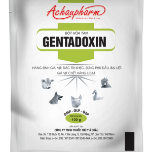 GENTADOXIN - Kháng sinh gà, vịt: điều trị khẹc, sưng phù đầu, bại liệt, gà vịt chết hàng loạt