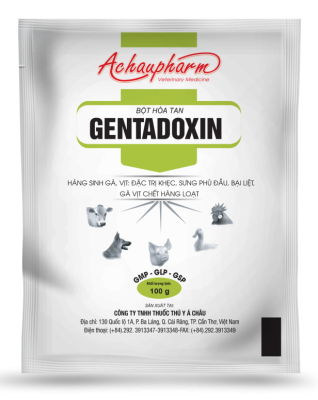 GENTADOXIN – Kháng sinh gà, vịt: điều trị khẹc, sưng phù đầu, bại liệt, gà vịt chết hàng loạt