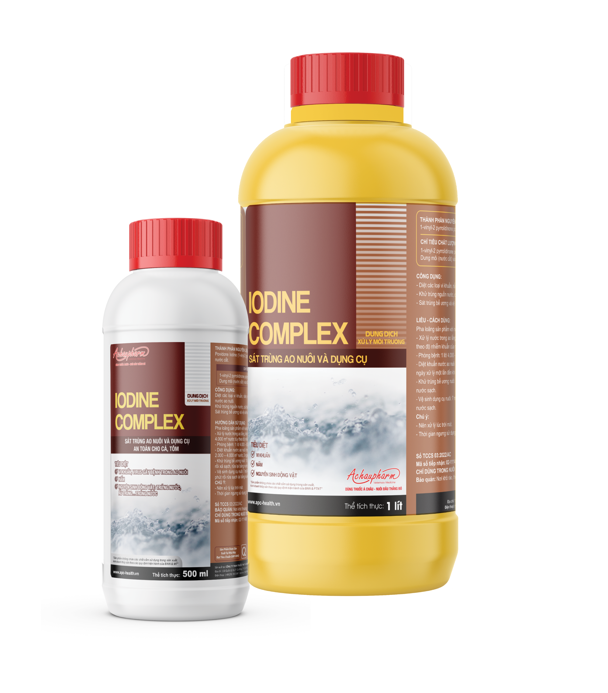 IODINE COMPLEX - Sát trùng nước ao nuôi, diệt khuẩn, virus và nấm trong ao