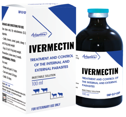 IVERMECTIN – Đặc trị nội, ngoại ký sinh trùng cho gia súc, chó, mèo