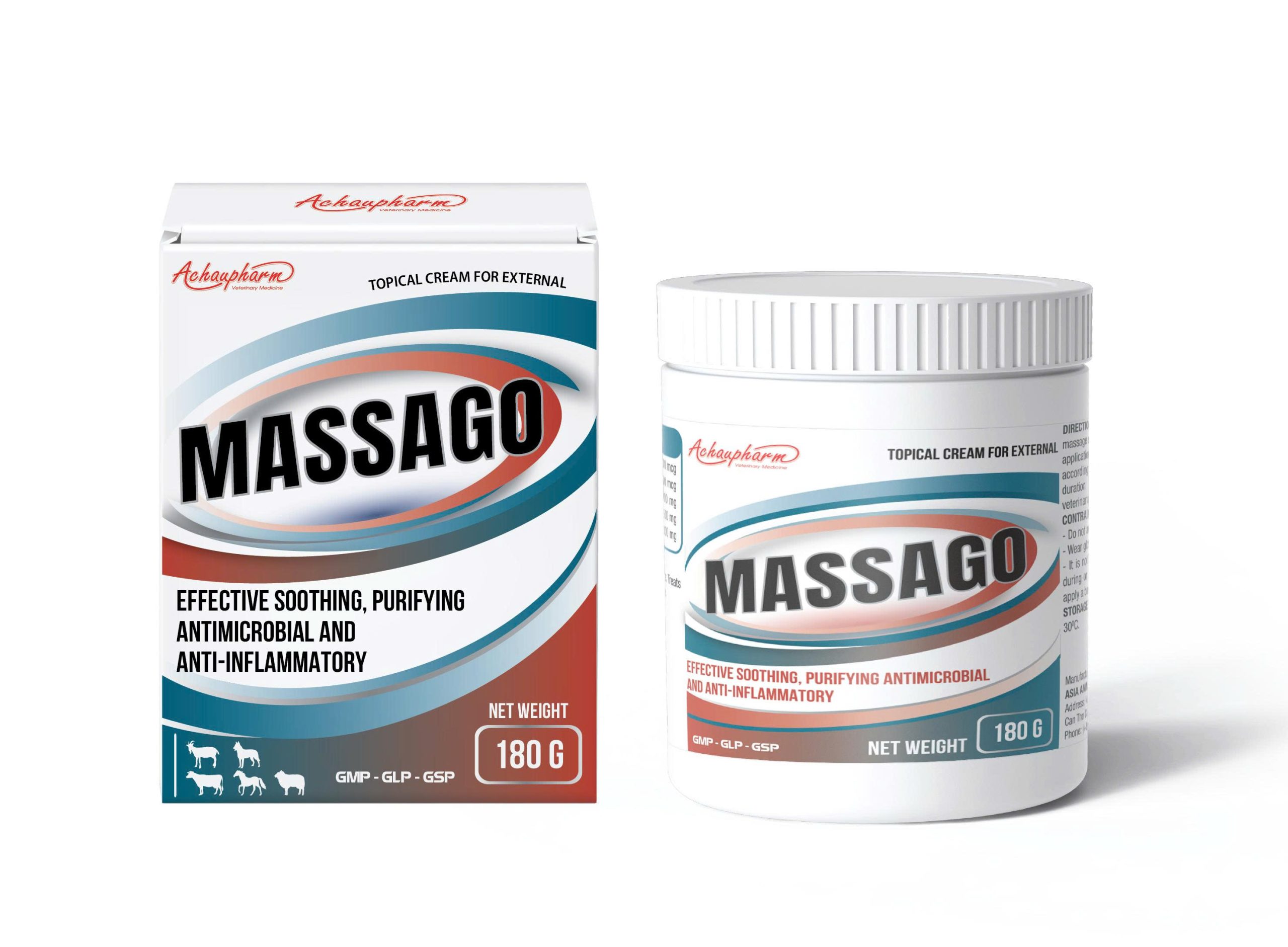 MASSAGO – Topical Cream – Soothing, Purifying, Antimicrobial and Anti-Inflammatory