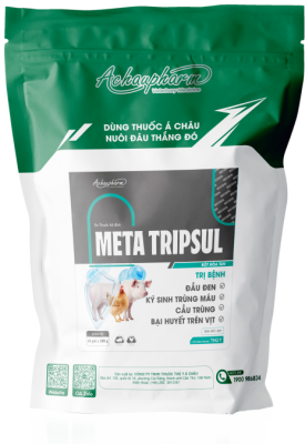 META TRIPSUL – Trị bệnh đầu đen, cầu trùng, bại huyết trên vịt