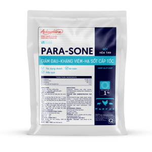 PARA SONE 1KG - Giảm đau, hạ sốt, tăng cường sức đề kháng cho gia súc, gia cầm