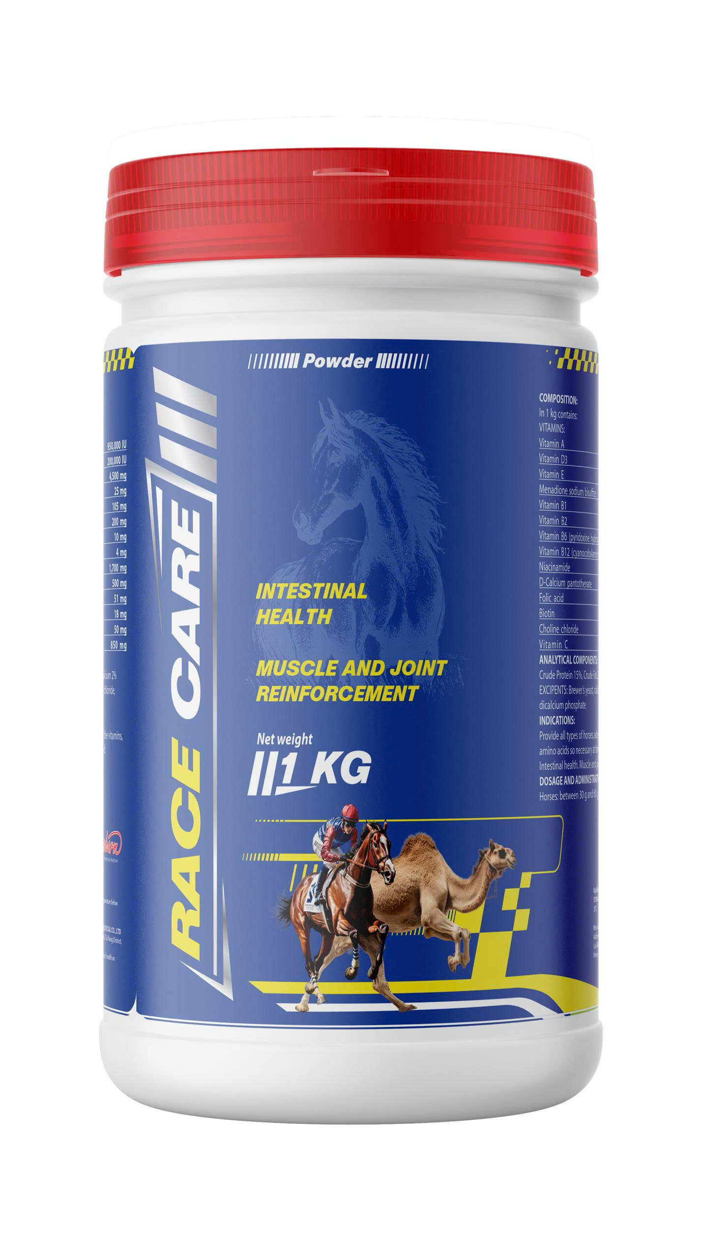 RACE CARE – Complete Vitamin Premix for Horses – Intestinal Health & Muscle Reinforcement