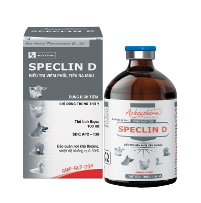 SPECLIN D – Điều trị viêm phổi, tiêu ra máu