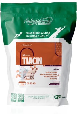 TIACIN – Điều trị Mycoplasma, viêm phổi dính sườn, hồng lỵ trên heo, gia cầm
