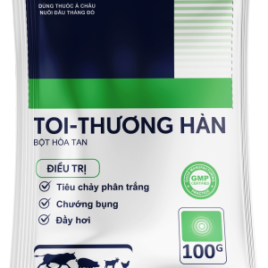 TOI - THƯƠNG HÀN 100G - Trị toi - thương hàn, tiêu chảy, bệnh đường hô hấp và bổ sung vitamin