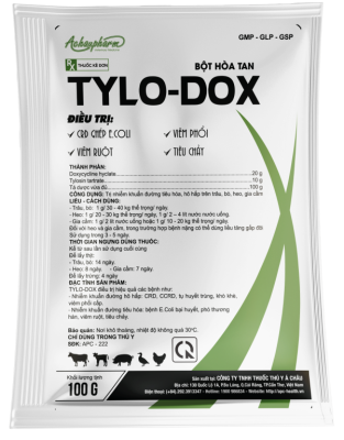 TYLO DOX – Điều trị CRD ghép với E.coli trên gia súc, gia cầm