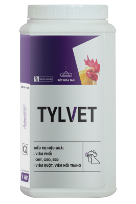 TYLVET 10IN1 – Điều trị hiệu quả viêm phổi, viêm hồi tràng, viêm ruột, CRD, ORT, SRD trên gia cầm và heo