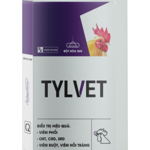 TYLVET - Điều trị hiệu quả viêm phổi, viêm hồi tràng, viêm ruột, CRD, ORT, SRD trên gia cầm và heo