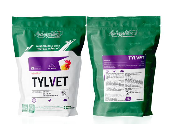 TYLVET 10IN1 – Điều trị hiệu quả: – viêm phổi – viêm hồi tràng, viêm ruột – crd, ort, srd
