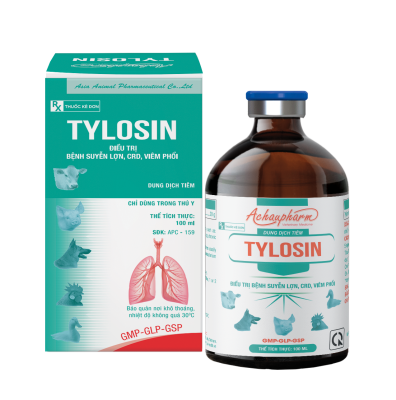 TYLOSIN 100ML - Điều trị bệnh suyễn lợn, crd