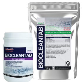 BIOCLEANTAB – Cải thiện và ổn định môi trường nước ao nuôi tôm, khống chế tảo độc, cân bằng pH, giảm nhớt bạt