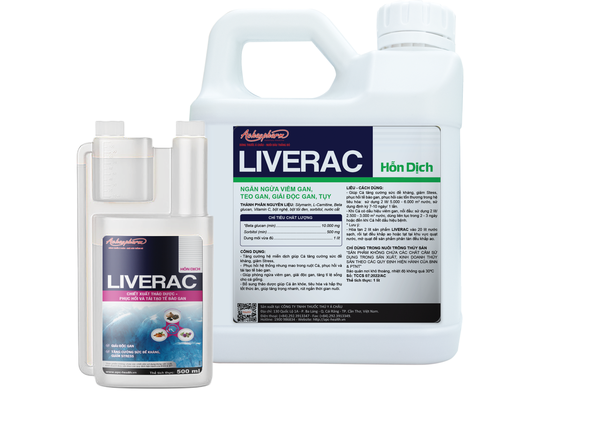 LIVERAC - Chế phẩm tỏi đen dùng cho gan tôm cá, hỗ trợ chức năng gan, tăng đề kháng, hạn chế bệnh gan tụy