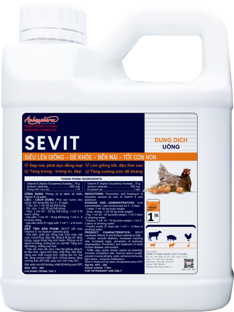 SEVIT - Điều trị bại liệt và nhiễm trùng huyết