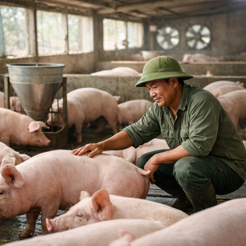 Chăn nuôi gia súc an toàn dịch bệnh nhờ hướng dẫn kỹ thuật từ công ty thuốc thú y