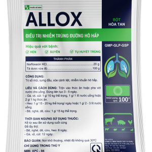 ALLOX 100G - Điều trị hen – suyễn – tụ huyết trùng