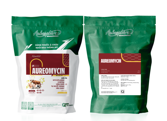 AUREOMYCIN - Điều trị viêm phổi, tiêu chảy, tụ huyết trùng, mycoplasma, coryza