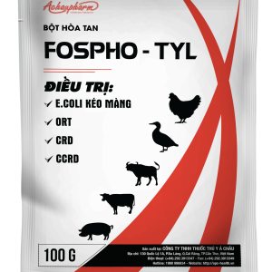 FOSPHO-TYL - Điều trị: e.coli kéo màng, crd, ccrd, ort