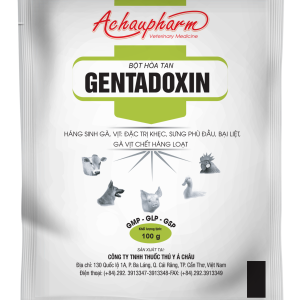 GENTADOXIN - Kháng sinh gà, vịt: điều trị khẹc, sưng phù đầu, bại liệt, gà vịt chết hàng loạt