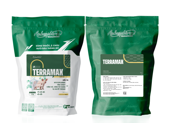 TERRAMAX - Điều trị mycoplasma, tiêu chảy, viêm vú, viêm tử cung