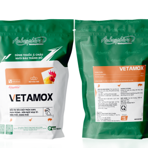 VETAMOX - Điều trị tiêu chảy phân xanh, phân trắng - viêm ruột hoại tử - viêm phổi, màng phổi