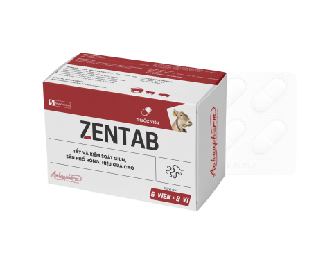 ZENTAB - Trị sán lá gan, sán dây, giun tròn
